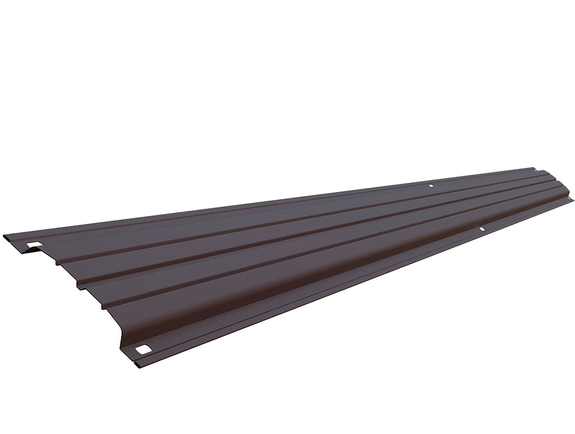 Horizontal Picket Slat Grey Brown - 1814x1830 mm (6'x6')