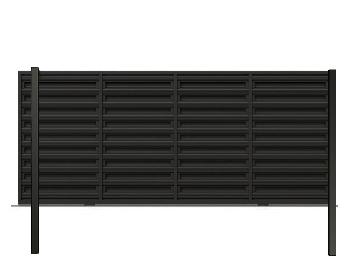 Horizontal Picket Sliding Gates