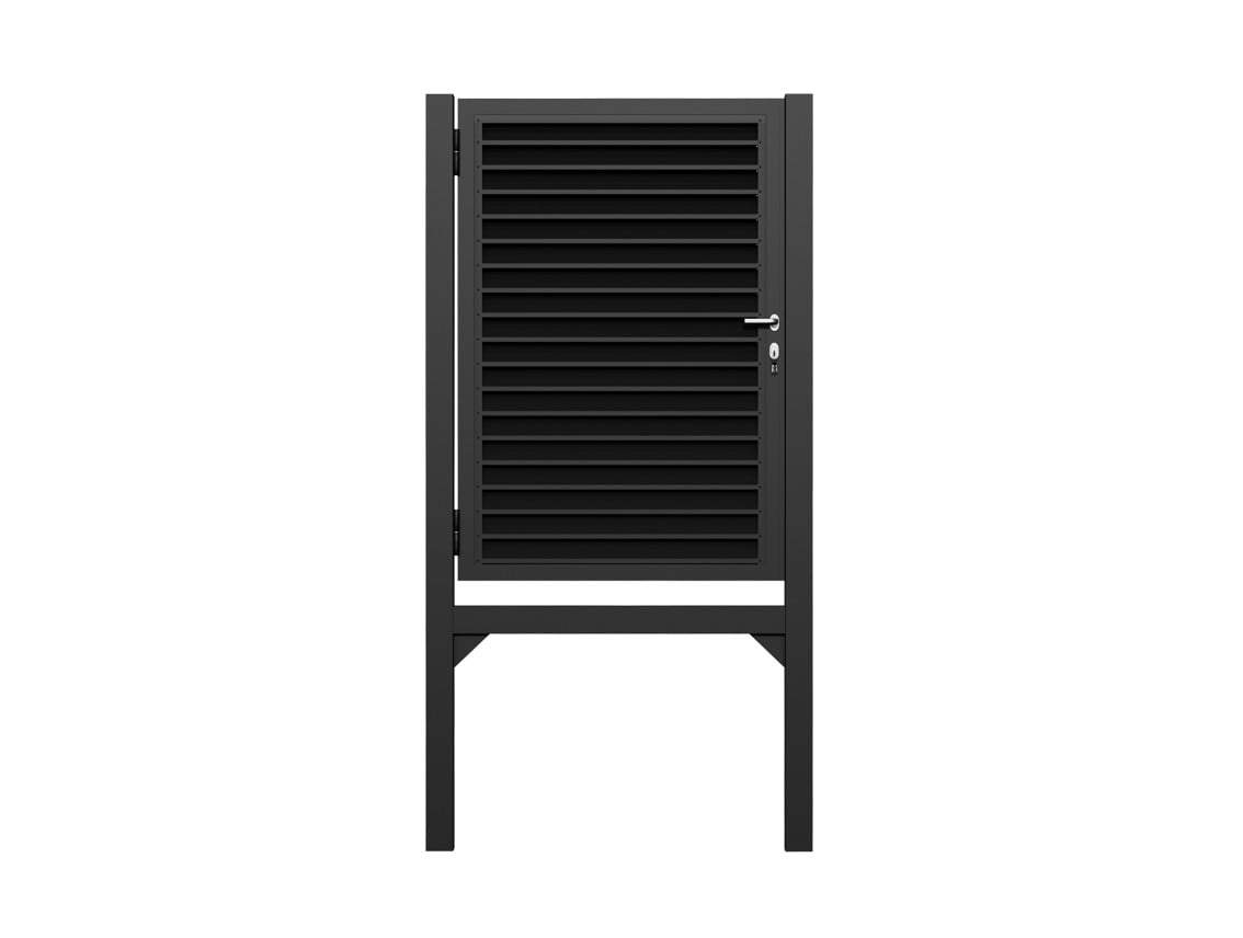 Louvered Pedestrian Gates in H frame