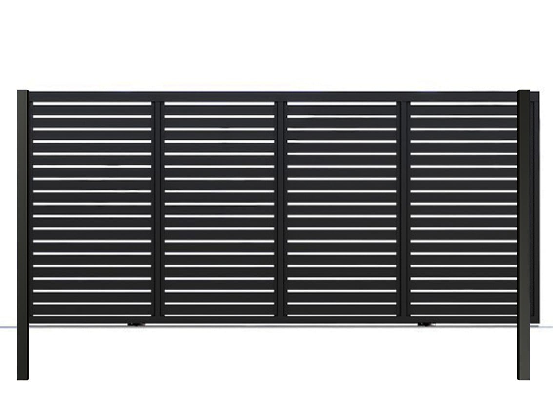 Horizontal Slat Sliding Gates
