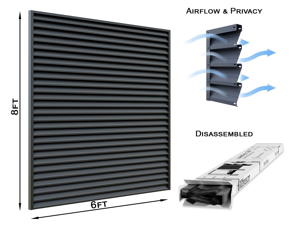 Louvered Fence