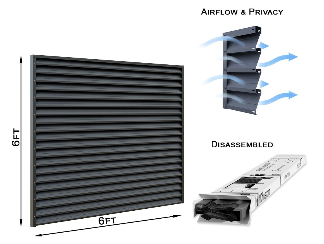Louvered Fence