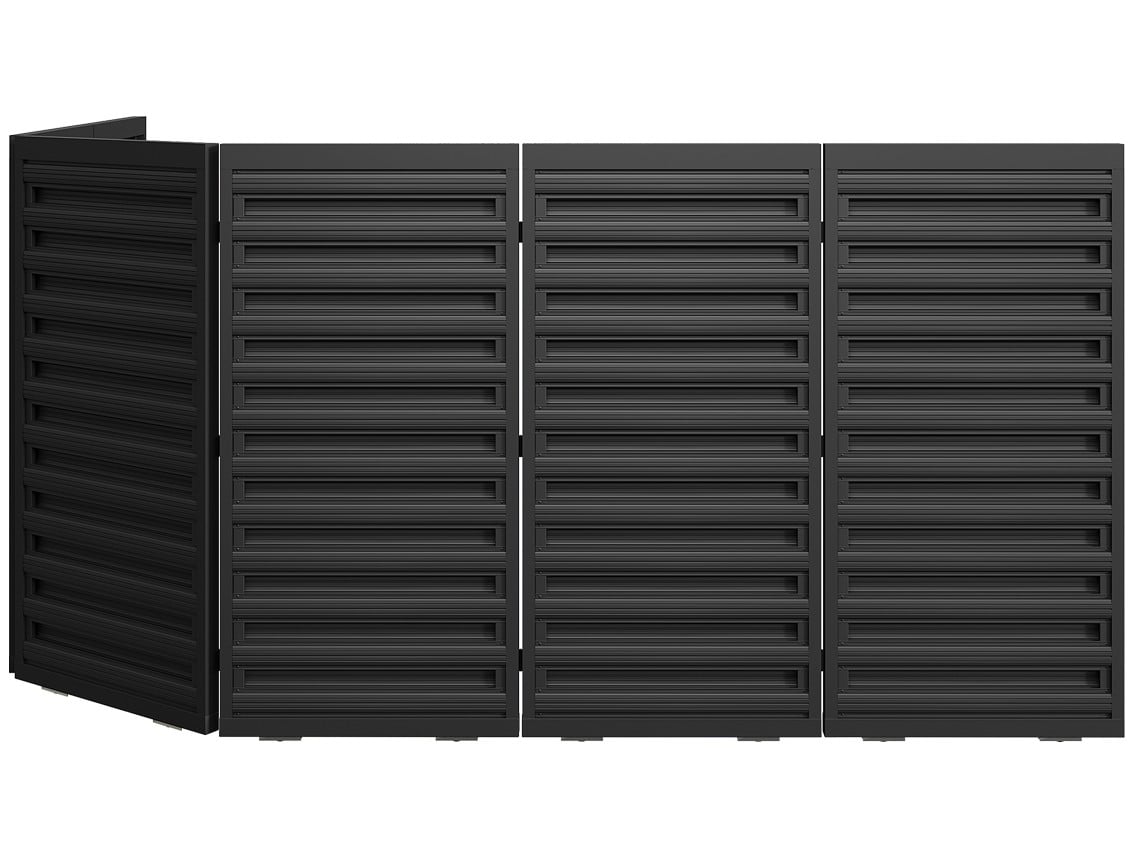 CUSTOM Horizontal Picket Sectional Sliding Gates - Custom Horizontal Picket Sectional Sliding Gates