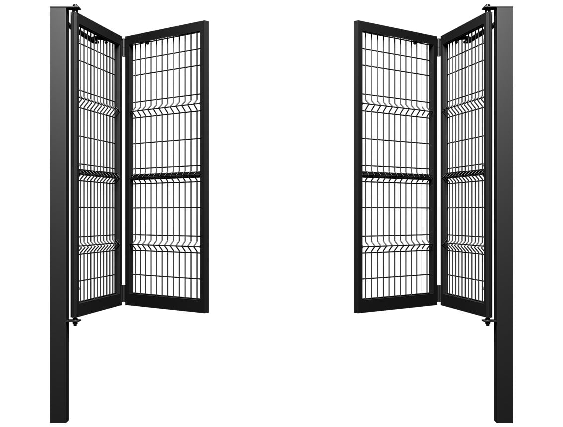 Custom Welded Wire Bi-Folding Gates