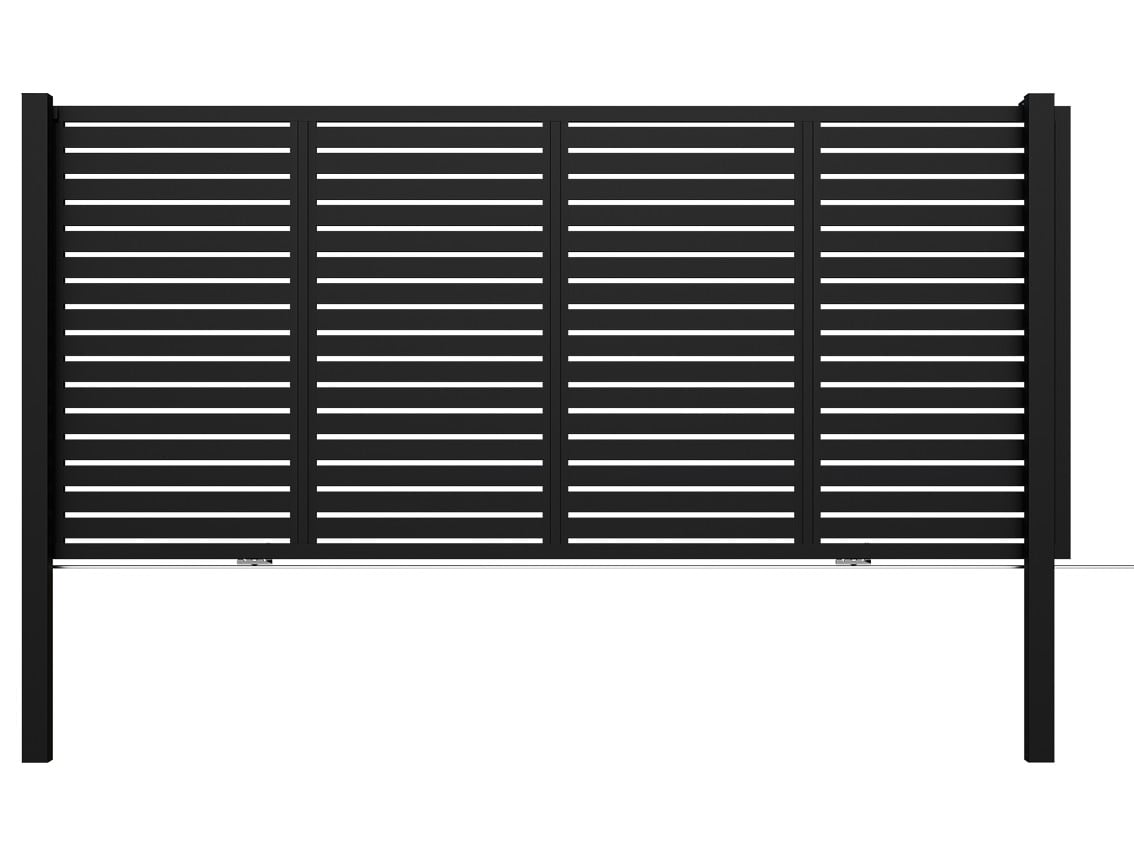 Horizontal Slat Sliding Gates