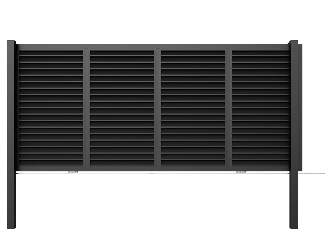 Louvered Sliding Gates - Louvered Sliding Gates