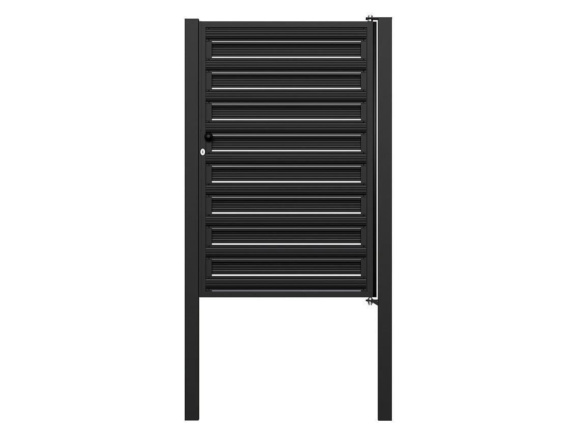 Horizontal Picket Pedestrian Gates - Custom Horizontal Picket Pedestrian Gates