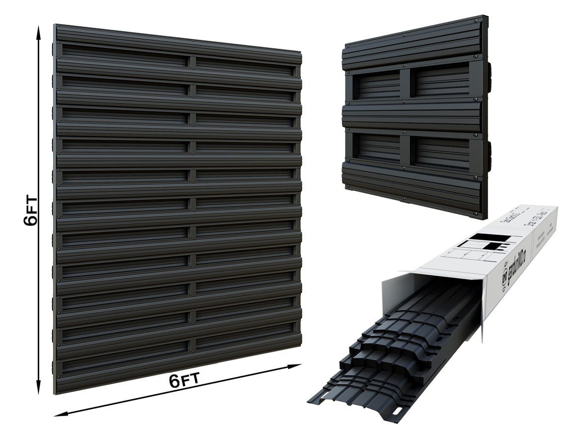 Horizontal Picket Fence